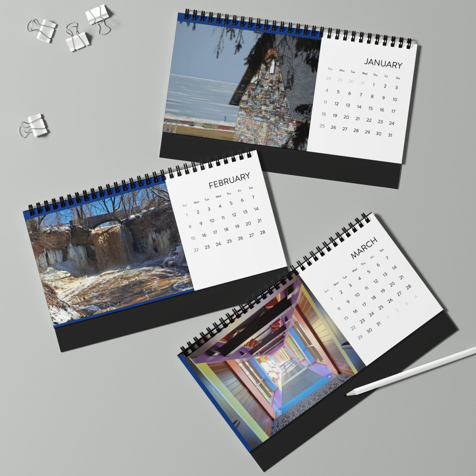 "the stoner's travel guide to wisconsin" 2026 desktop calendar