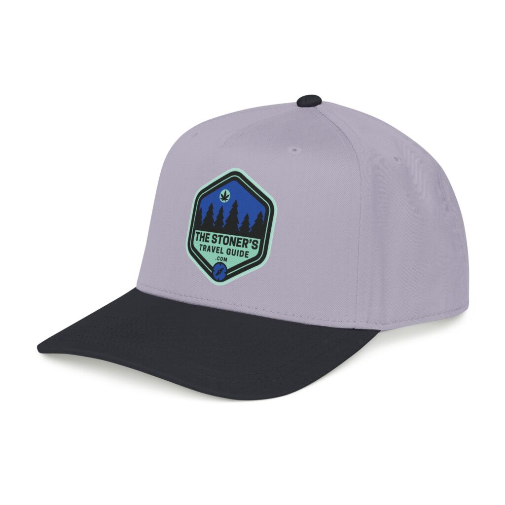 the stoner's travel guide logo baseball cap embroidered hat