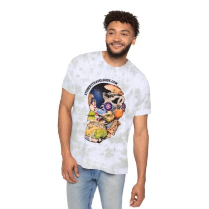 the stoner's travel guide to wisconsin unisex fwd fashion tie dyed t shirt