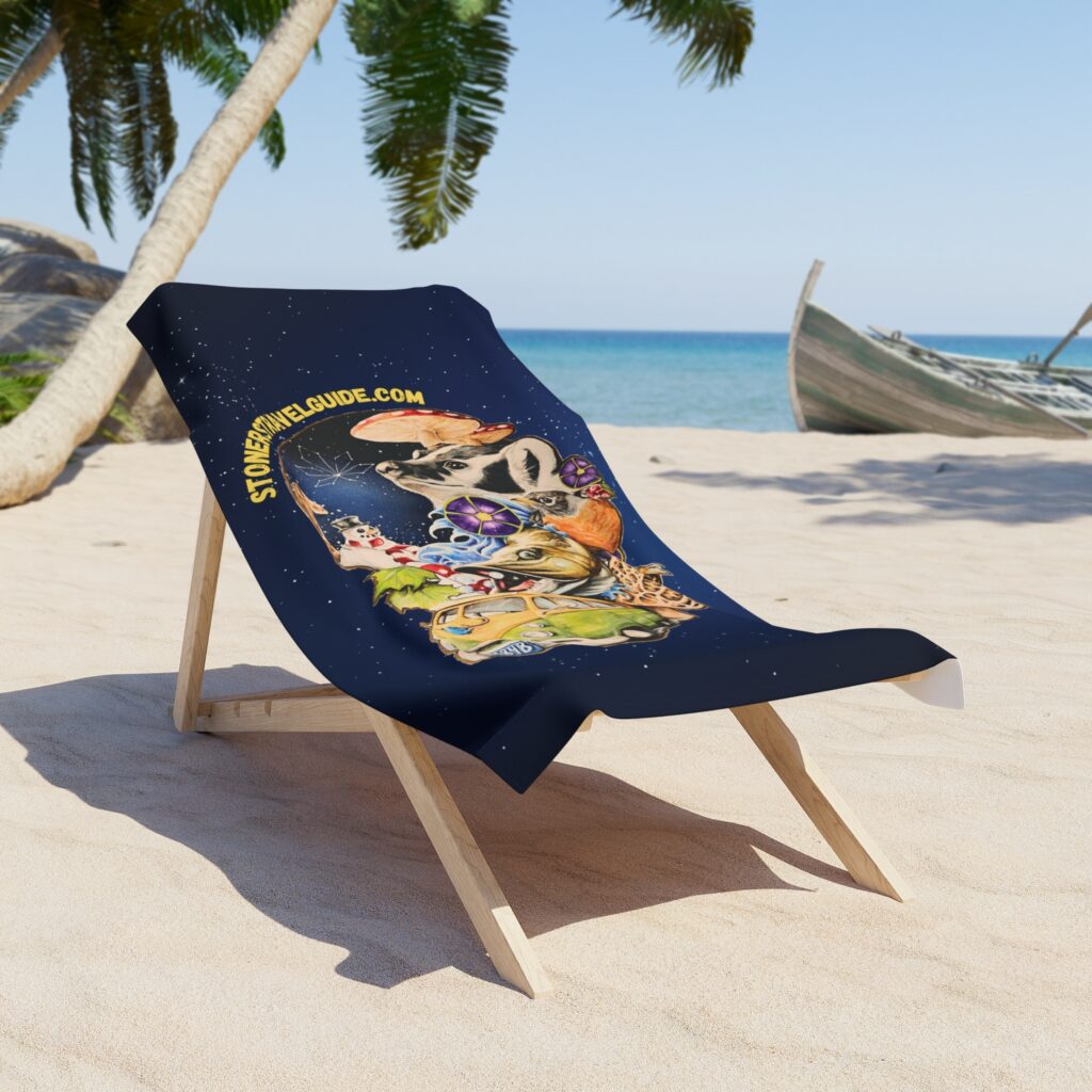 the stoner's travel guide to wisconsin beach towel