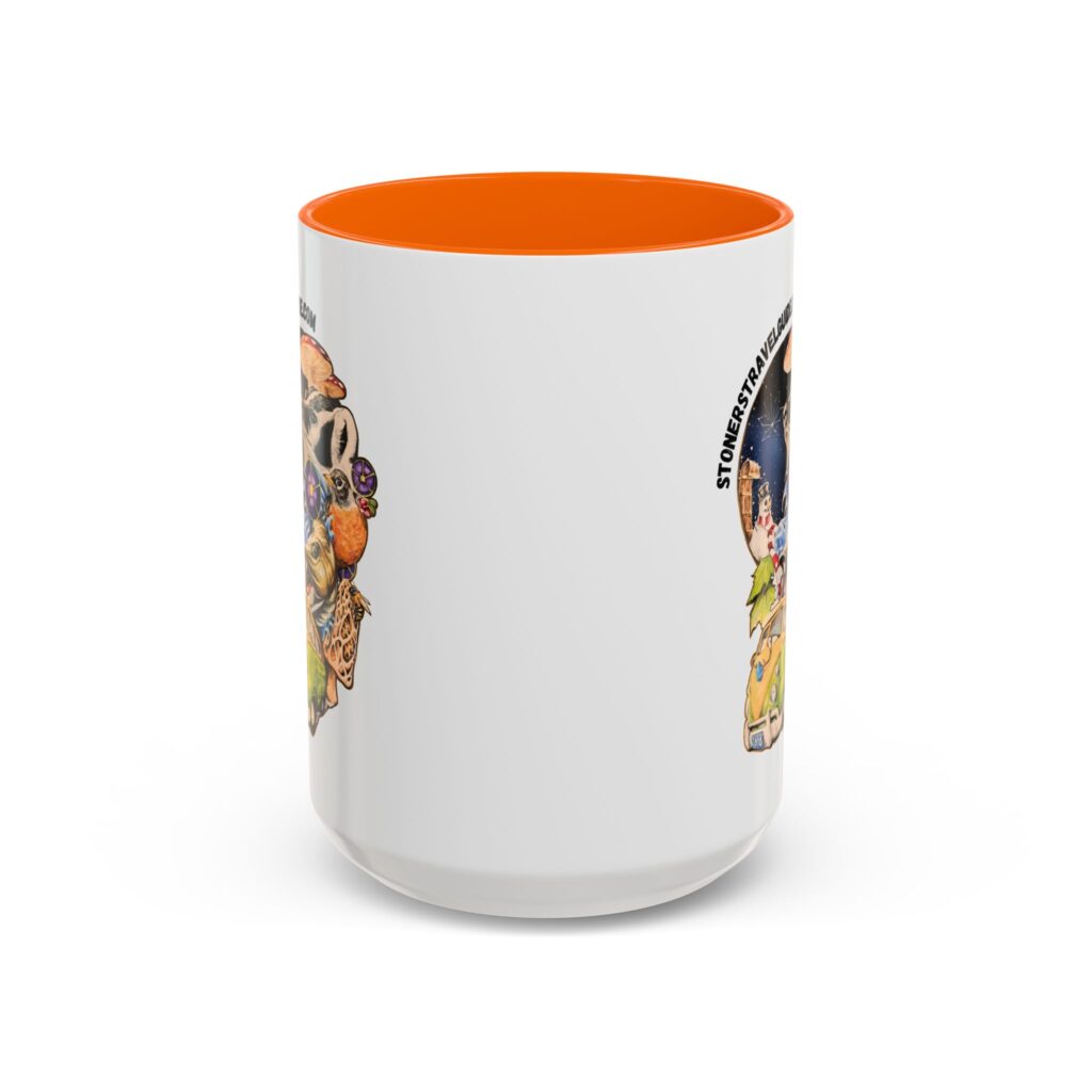 the stoner's travel guide to wisconsin accent coffee mug (11, 15oz)