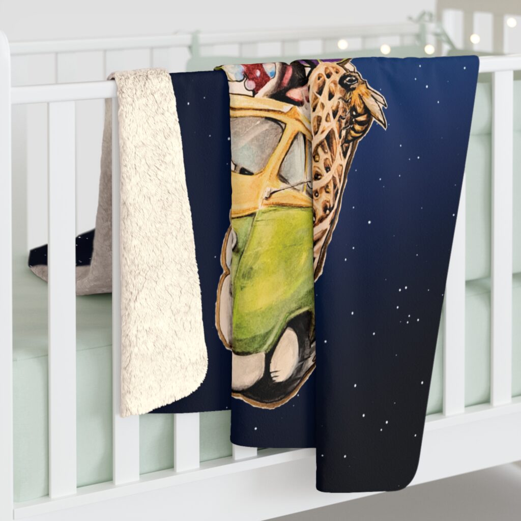 the stoner's travel guide to wisconsin sherpa fleece blanket