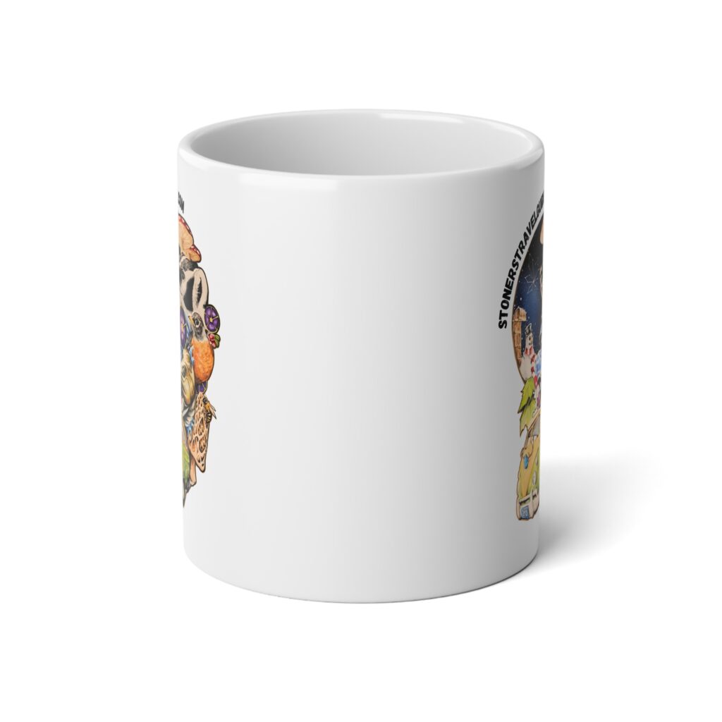 the stoner's travel guide to wisconsin jumbo mug, 20oz