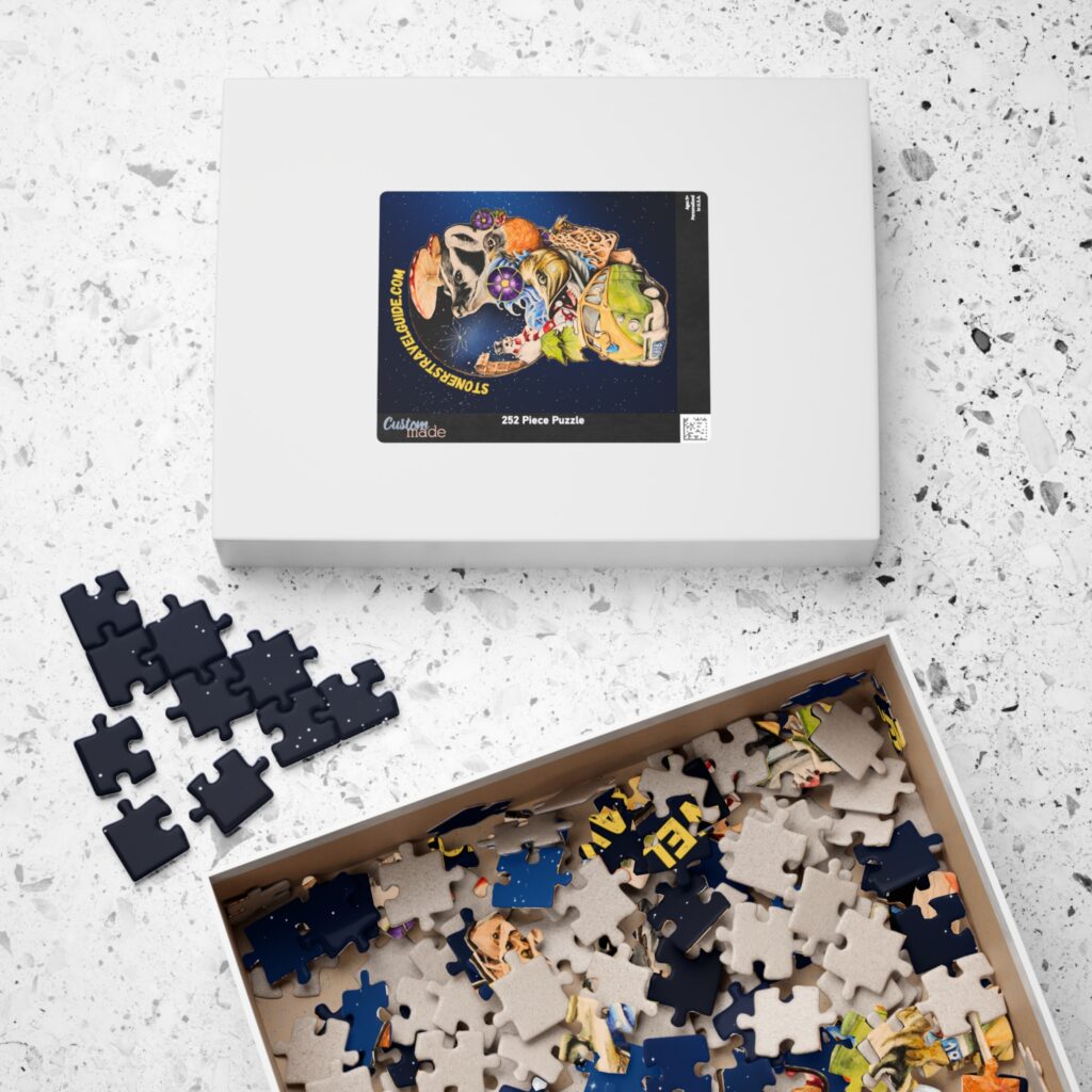 the stoner's travel guide to wisconsin puzzle (110, 252, 520 piece)