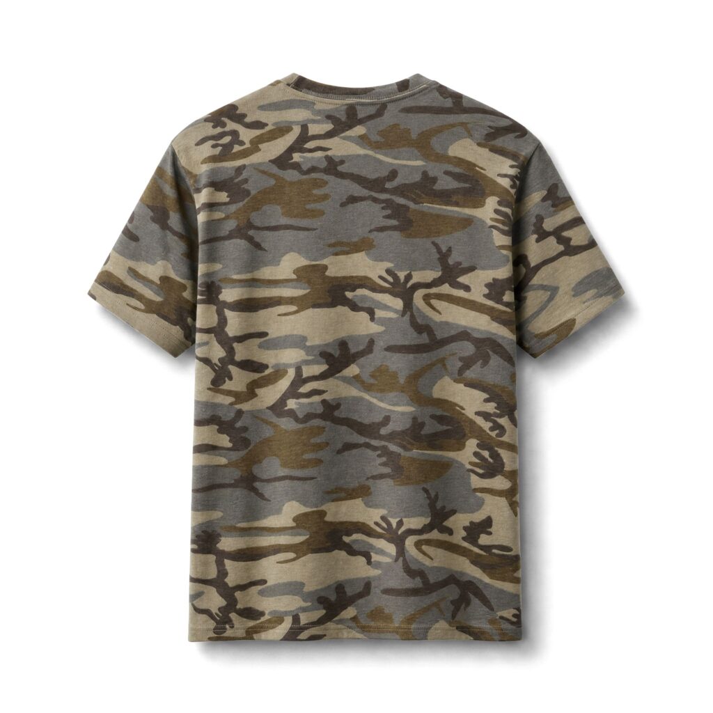 the stoner's travel guide to wisconsin core cotton camo tee