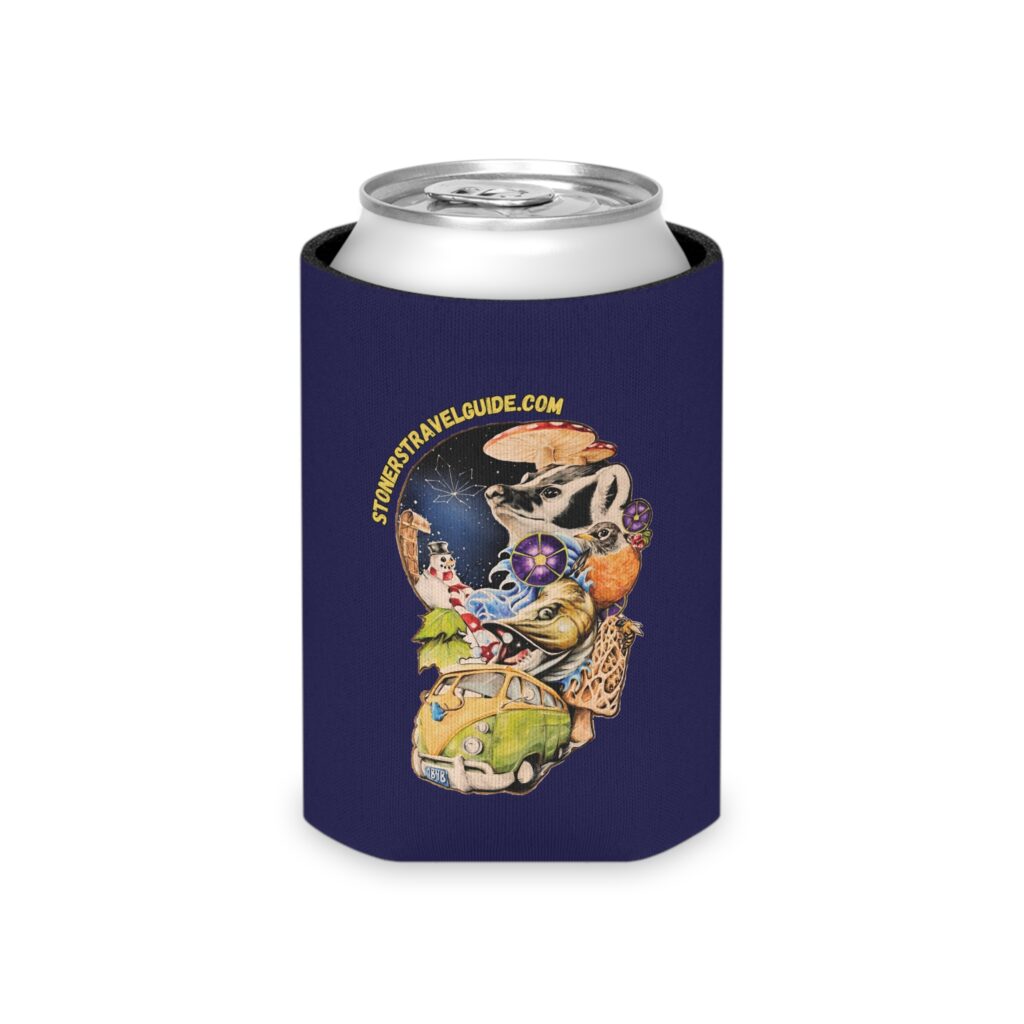 the stoner's travel guide to wisconsin can cooler