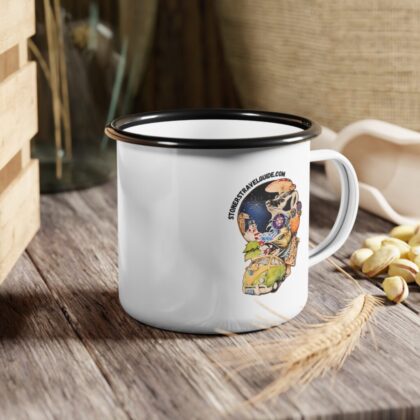 the stoner's travel guide to wisconsin enamel camp cup