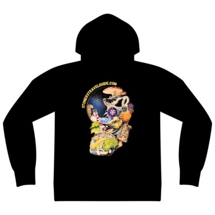 unisex softstyle® full zip hooded sweatshirt artwork by travis messa