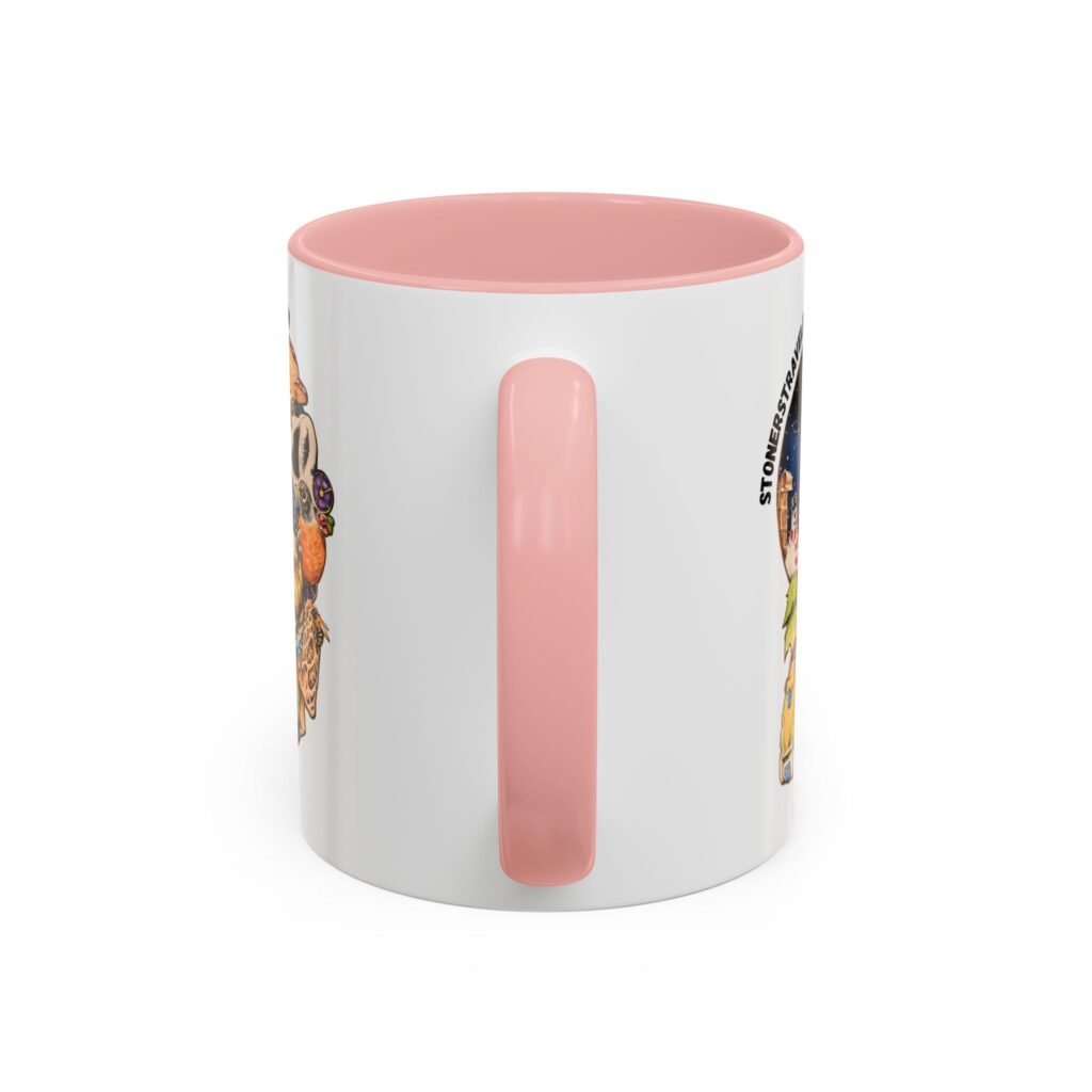 the stoner's travel guide to wisconsin accent coffee mug (11, 15oz)