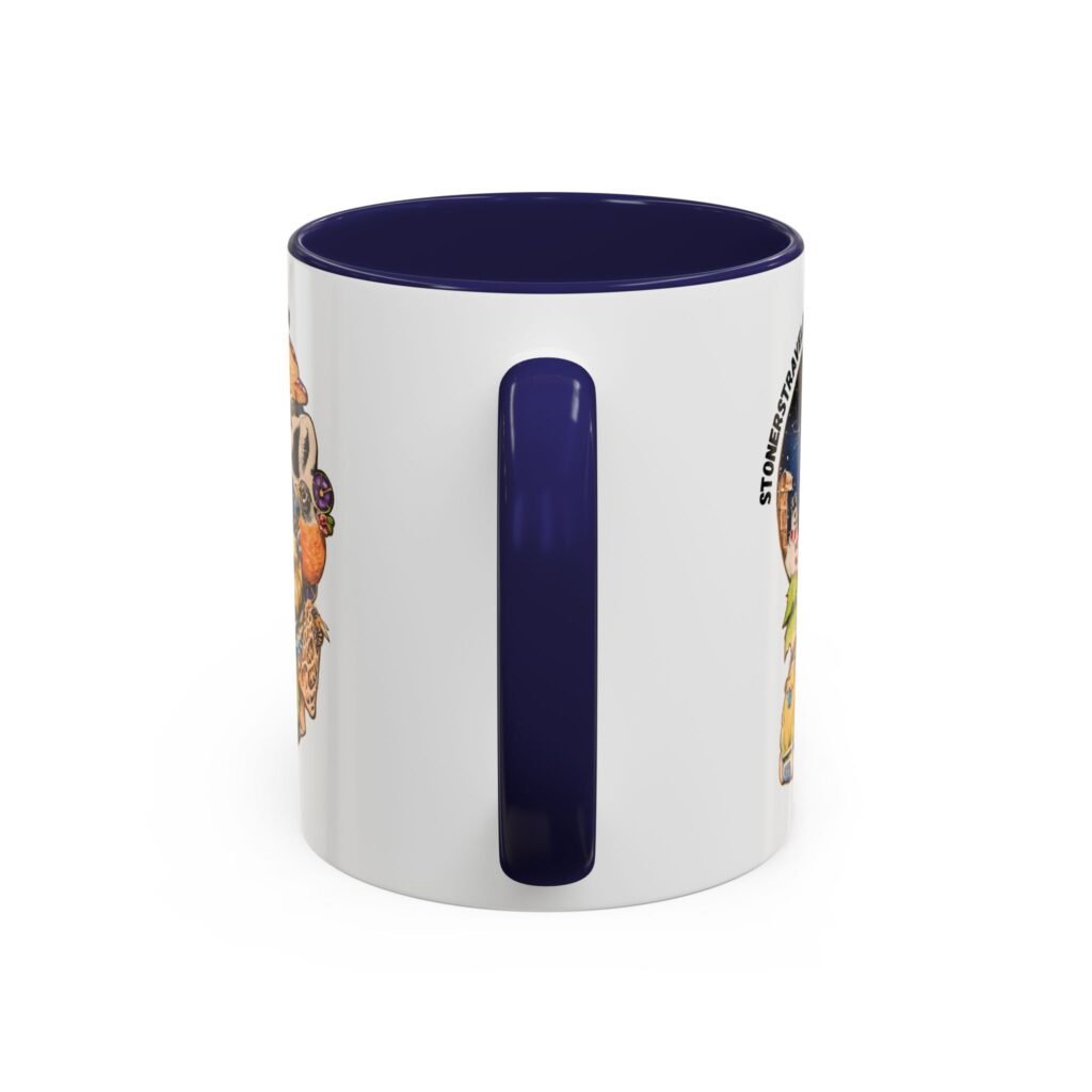 the stoner's travel guide to wisconsin accent coffee mug (11, 15oz)