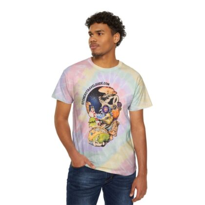 the stoner's travel guide to wisconsin tie dye tee, spiral
