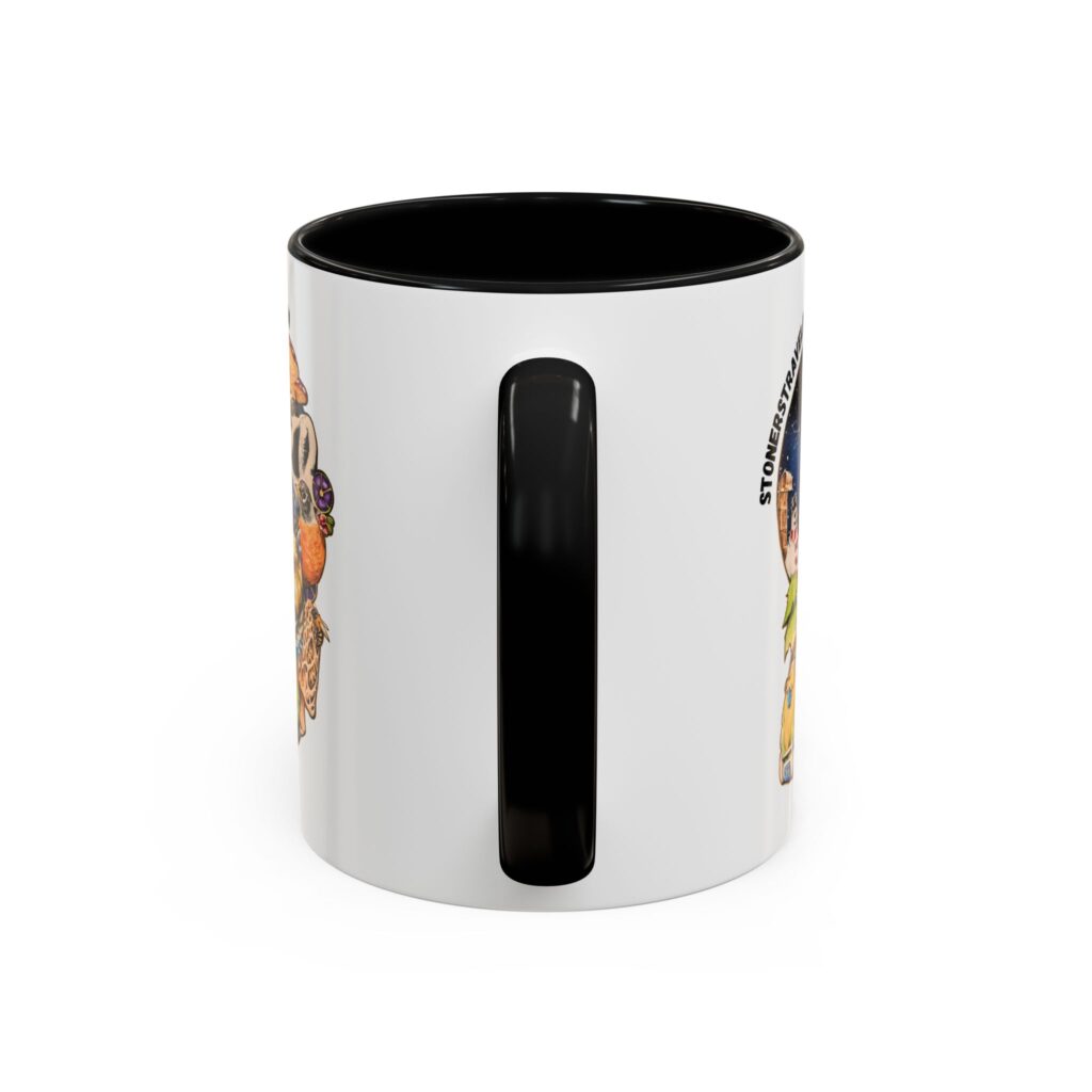 the stoner's travel guide to wisconsin accent coffee mug (11, 15oz)