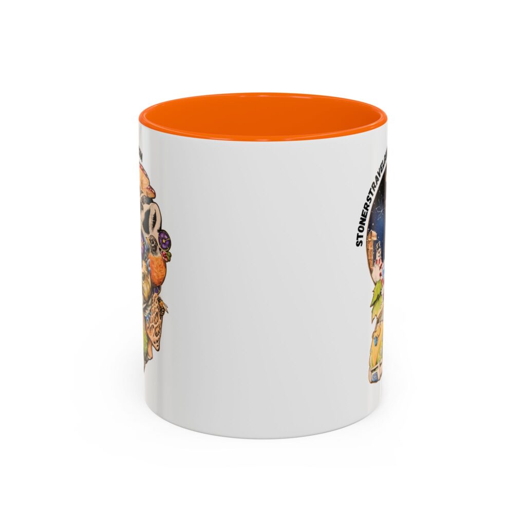 the stoner's travel guide to wisconsin accent coffee mug (11, 15oz)