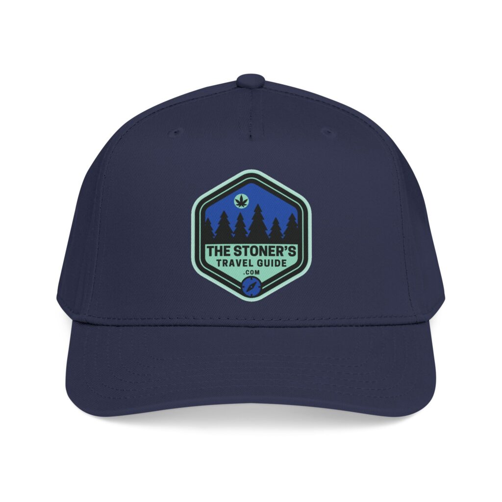 the stoner's travel guide logo baseball cap embroidered hat