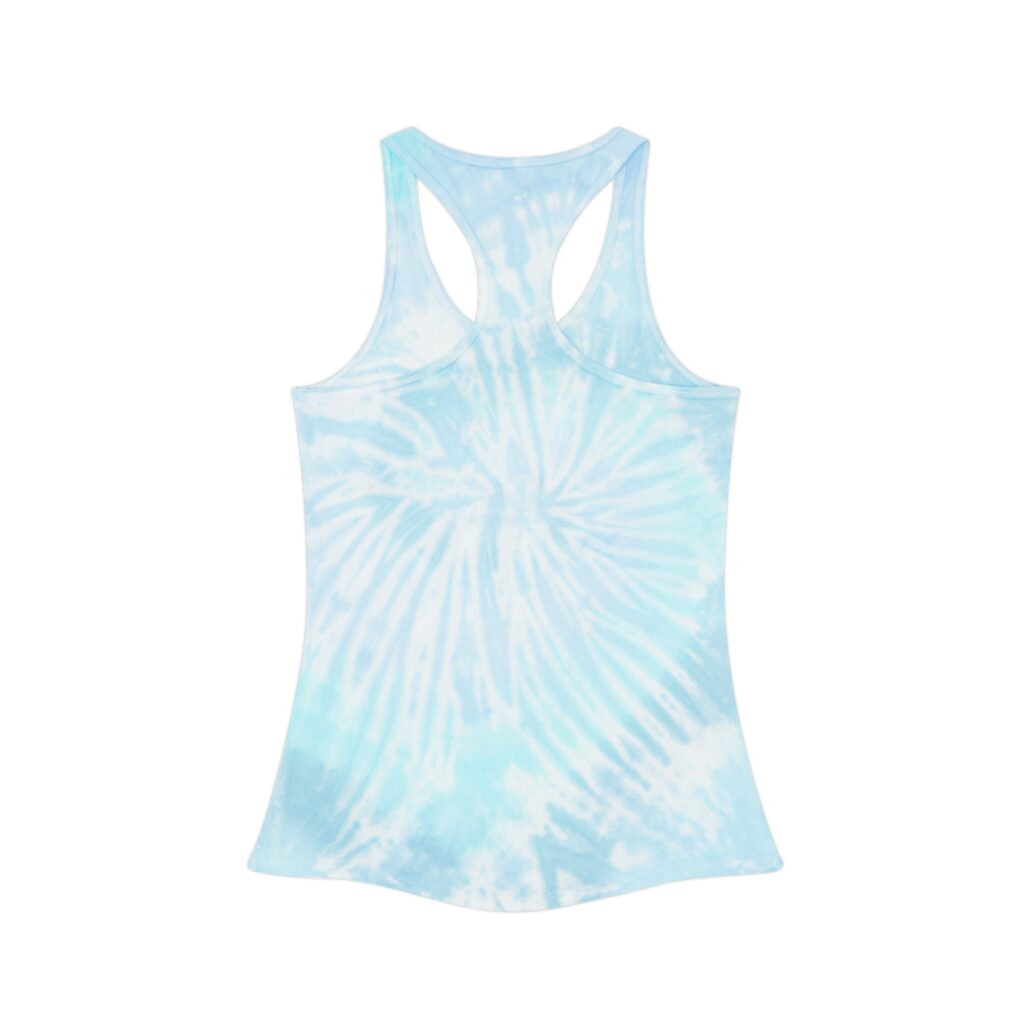 the stoner's travel guide to wisconsin tie dye racerback tank top