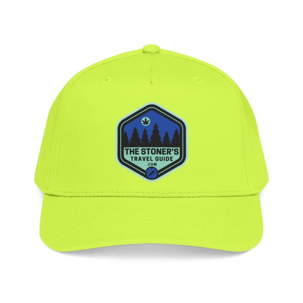 the stoner's travel guide logo baseball cap embroidered hat