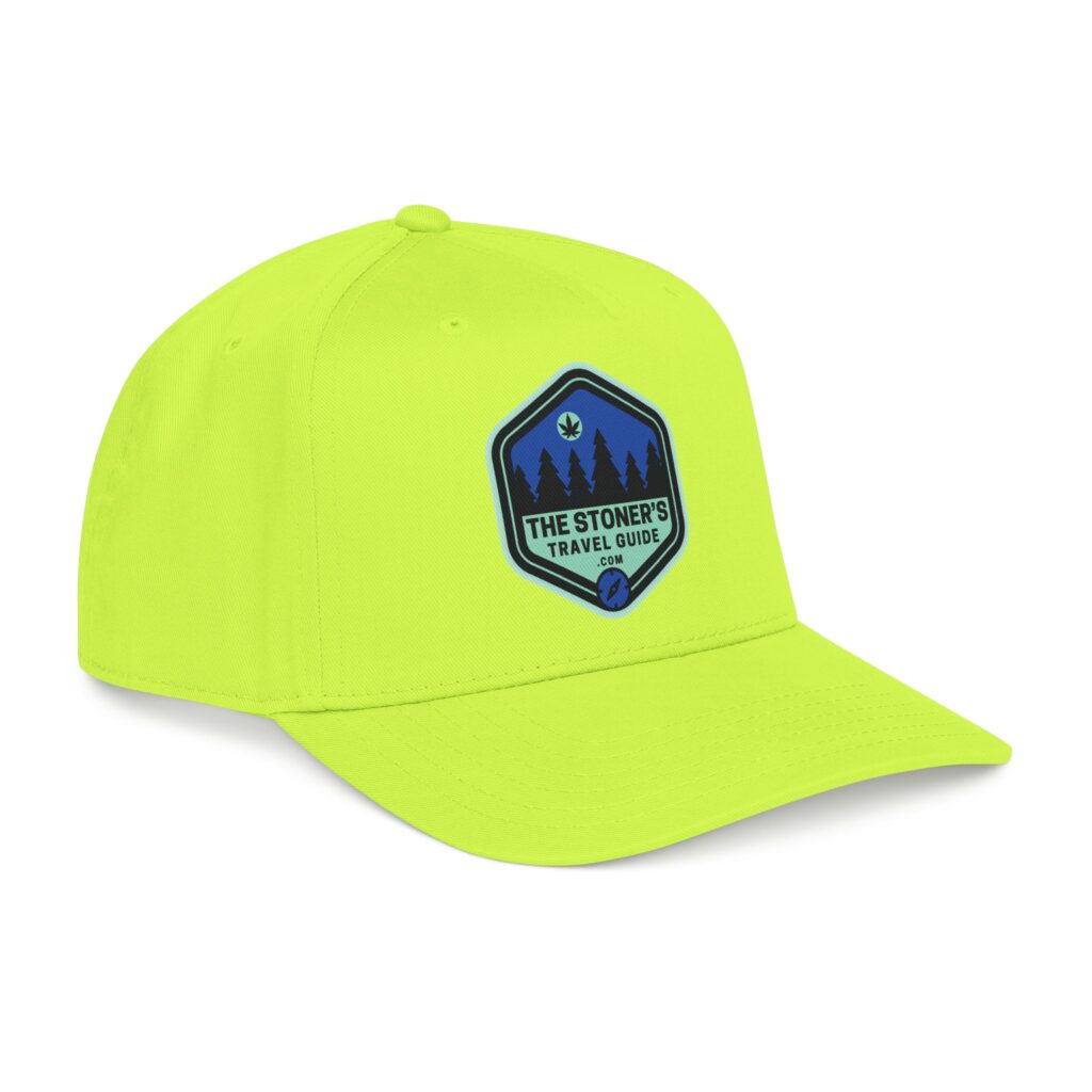 the stoner's travel guide logo baseball cap embroidered hat