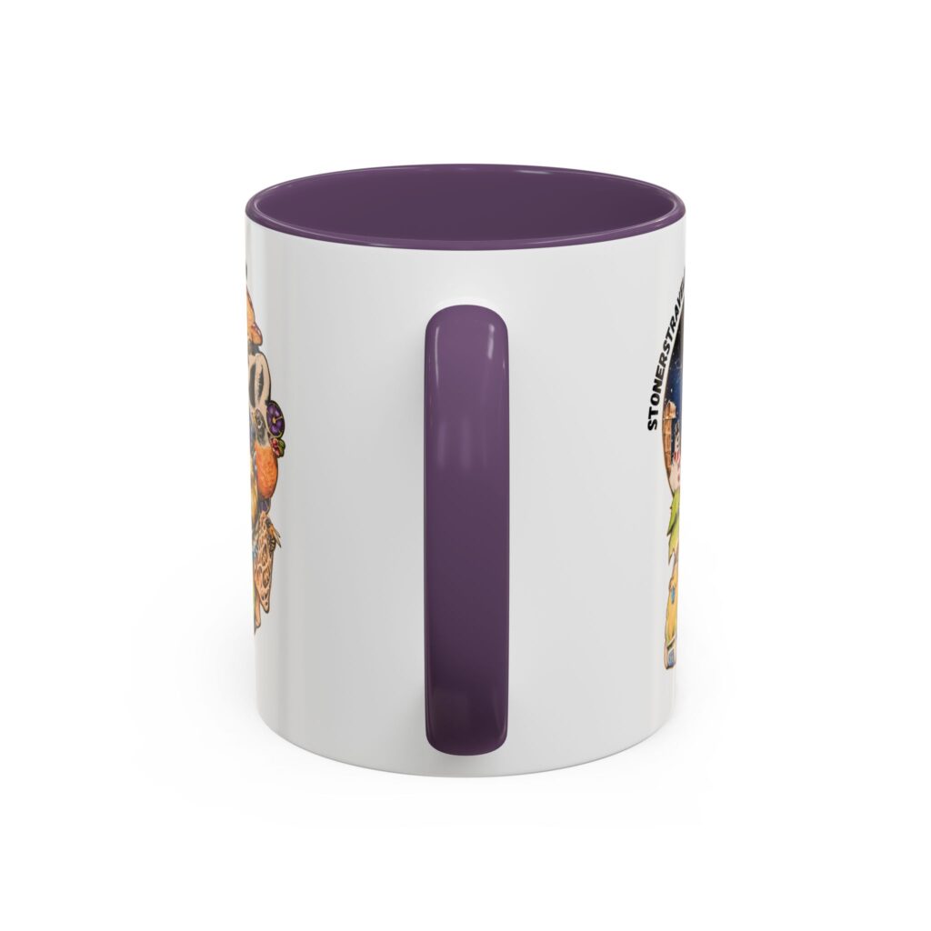 the stoner's travel guide to wisconsin accent coffee mug (11, 15oz)