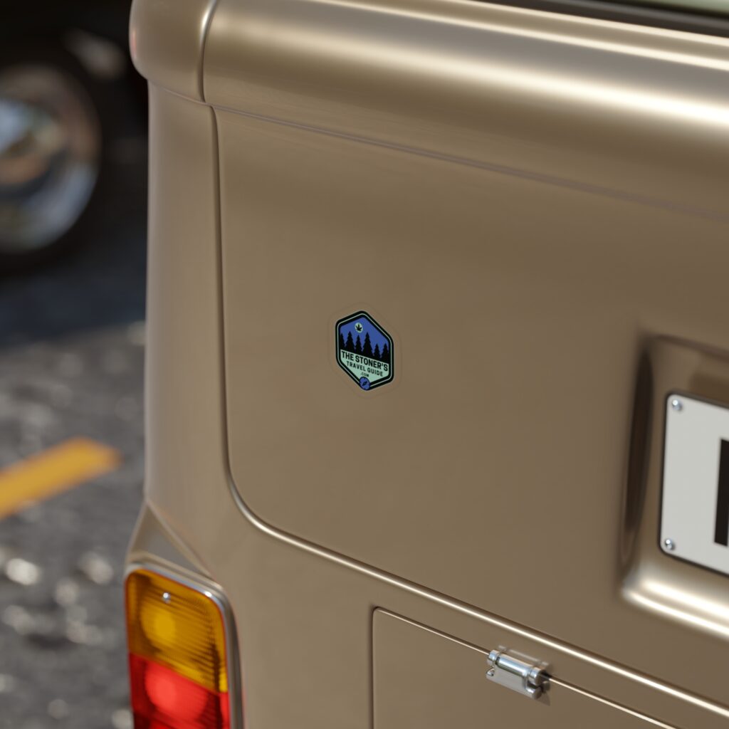 transparent outdoor stickers, die cut, 1pc