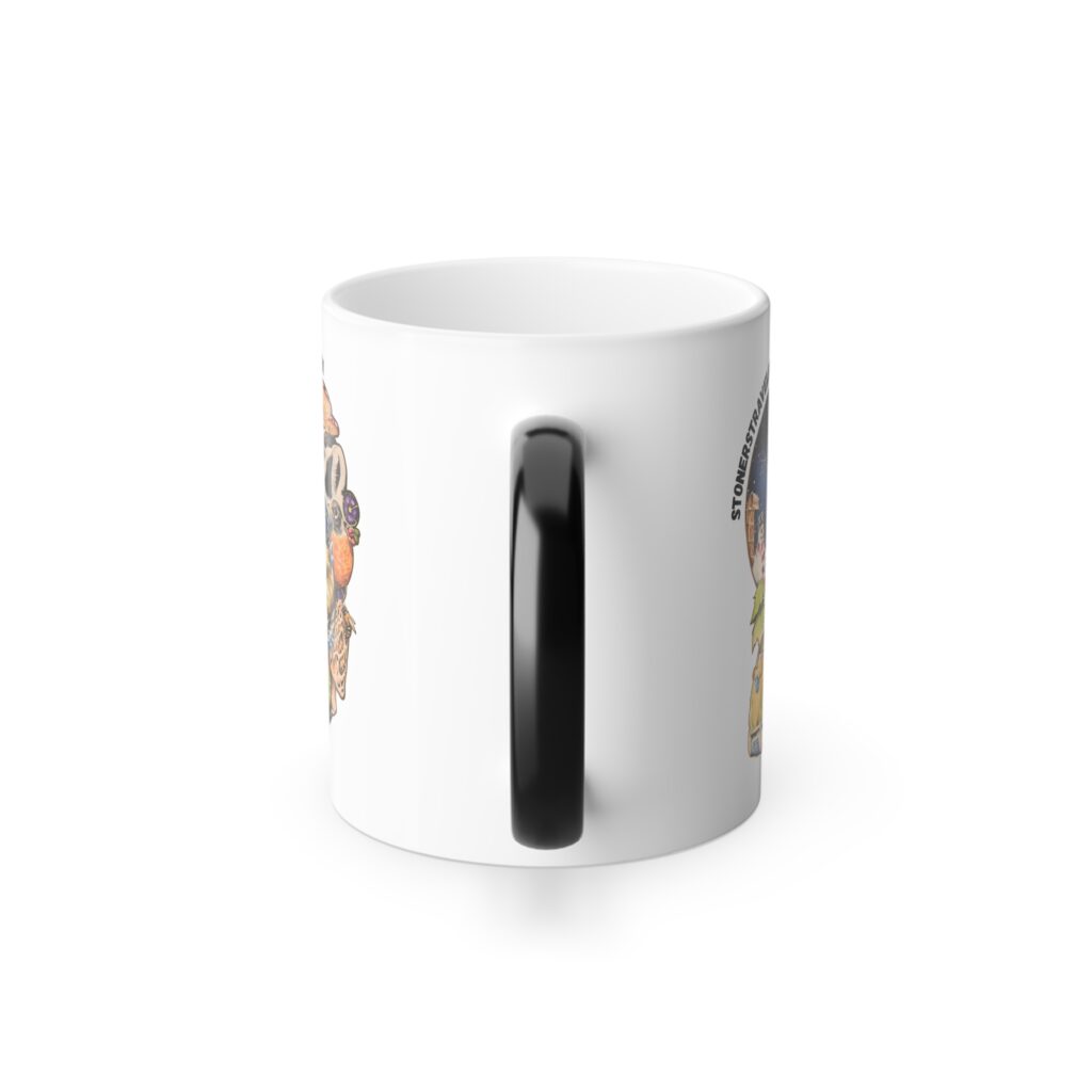 the stoner's travel guide to wisconsin color morphing mug, 11oz