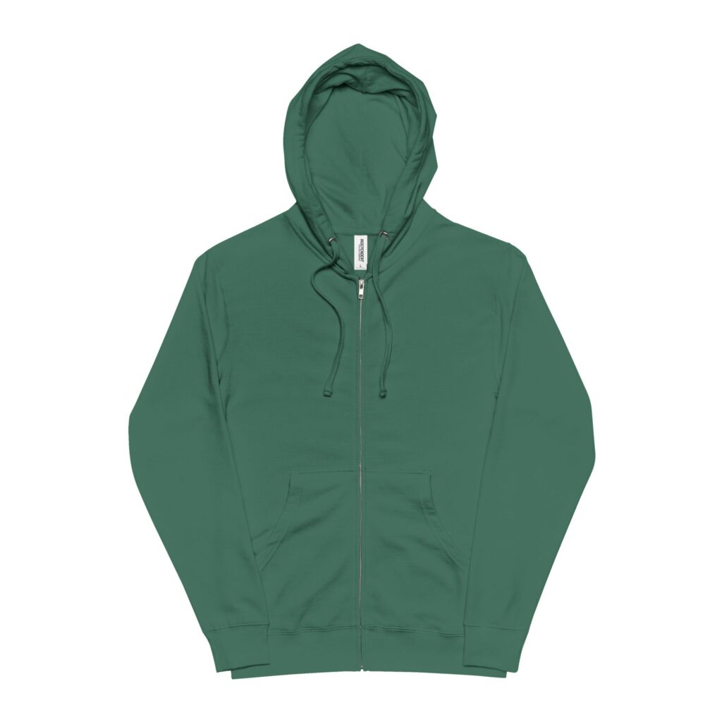 the stoner's travel guide to wisconsin unisex fleece zip up hoodie