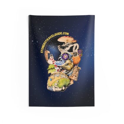 the stoner's travel guide to wisconsin indoor wall tapestry
