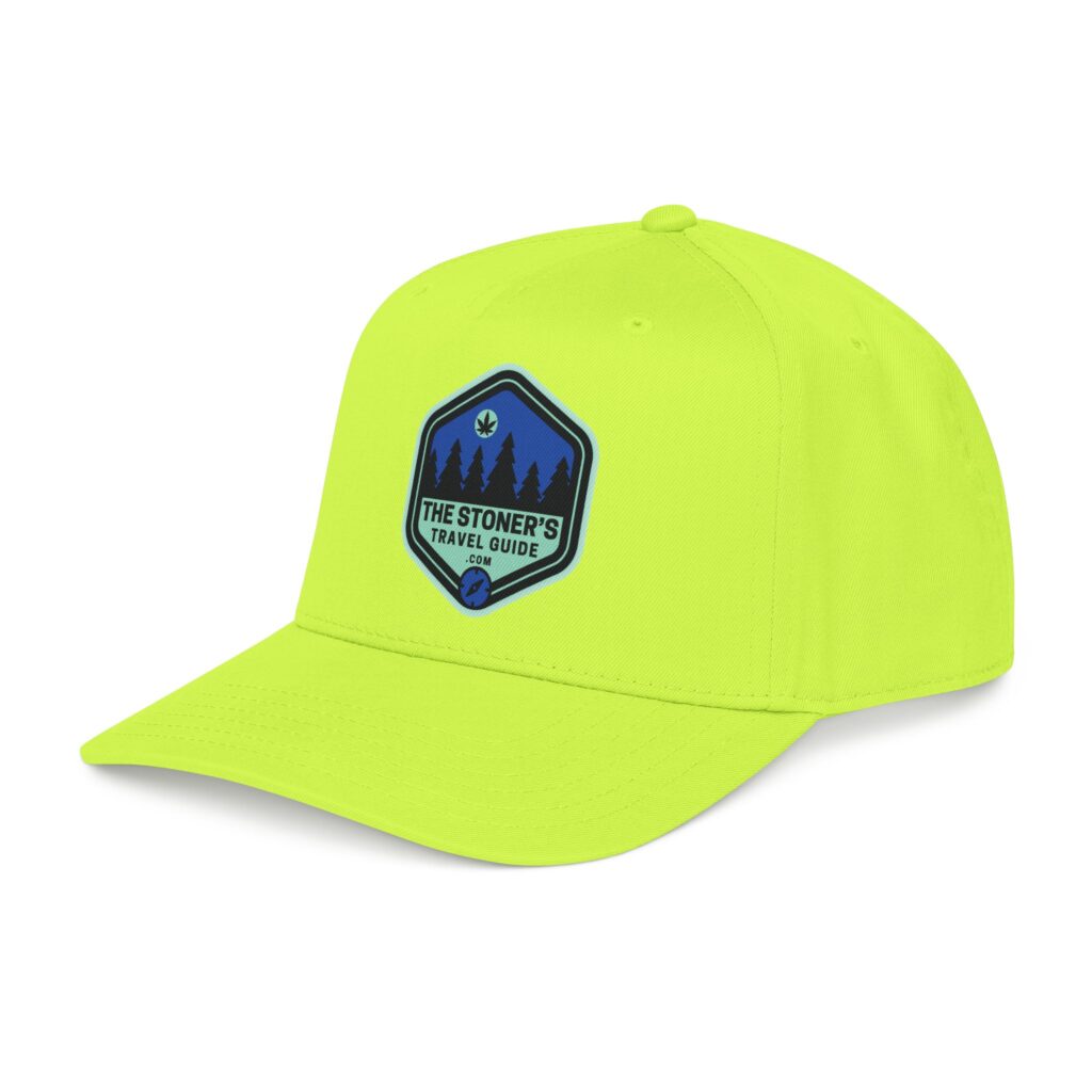 the stoner's travel guide logo baseball cap embroidered hat