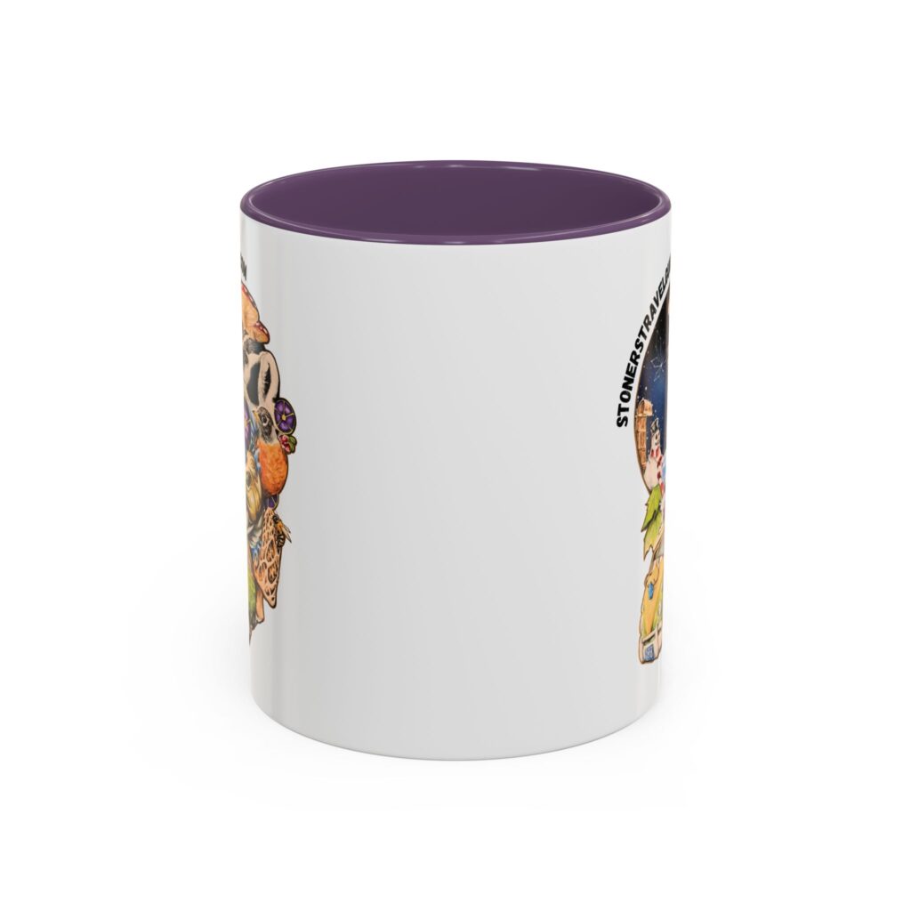 the stoner's travel guide to wisconsin accent coffee mug (11, 15oz)