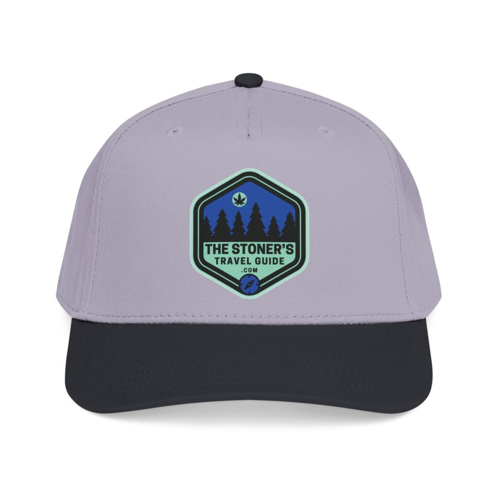 the stoner's travel guide logo baseball cap embroidered hat