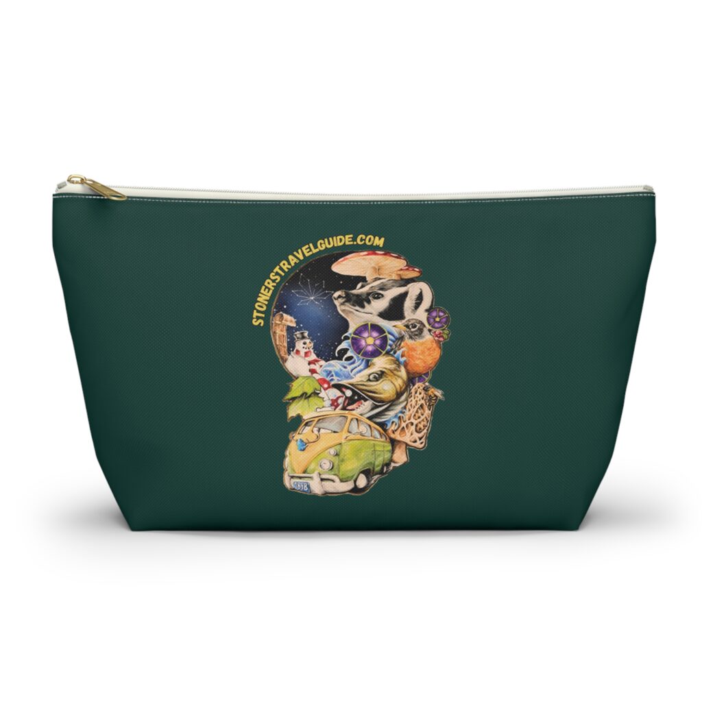 the stoner's travel guide to wisconsin stash bag