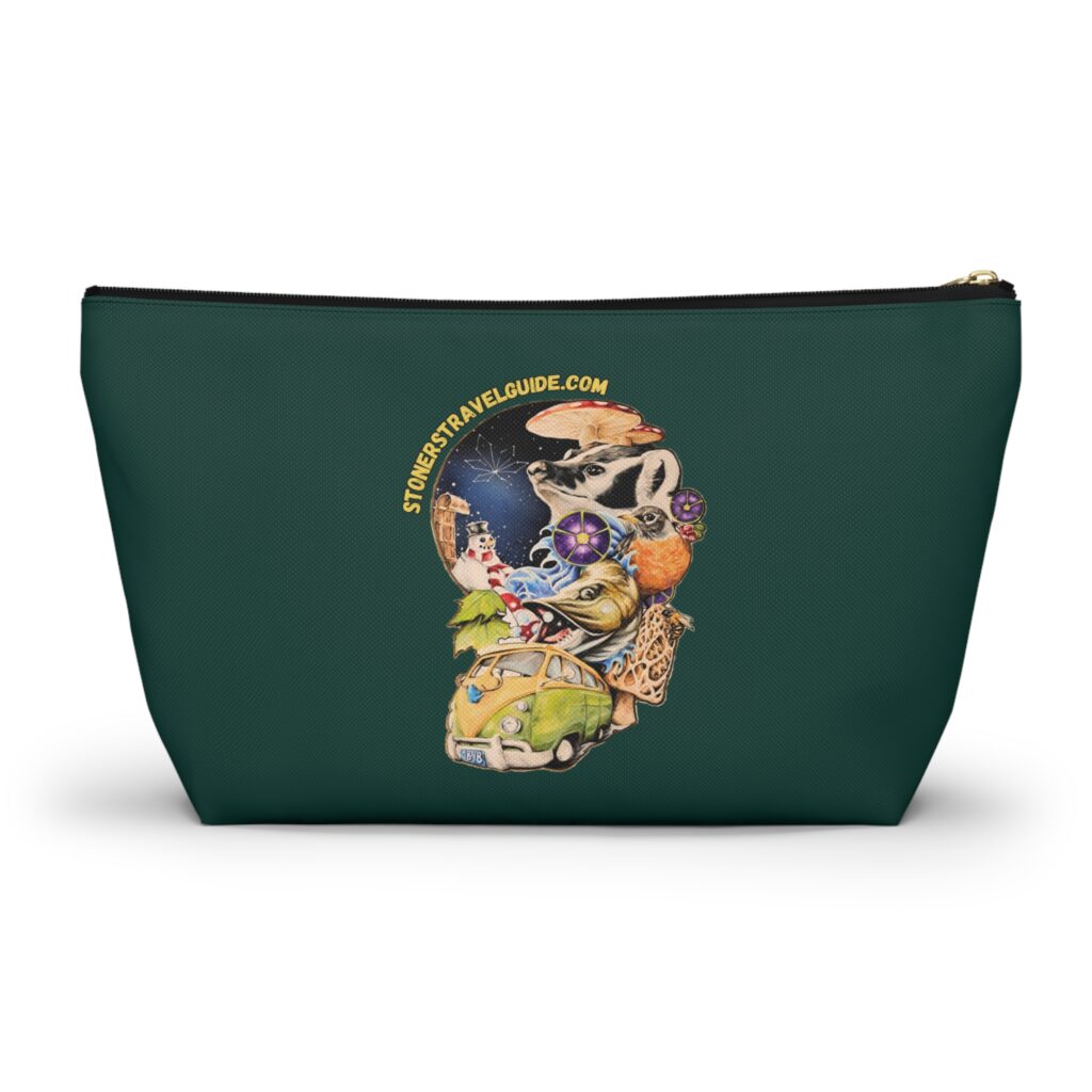 the stoner's travel guide to wisconsin stash bag