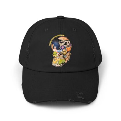 the stoner's travel guide to wisconsin unisex distressed cap