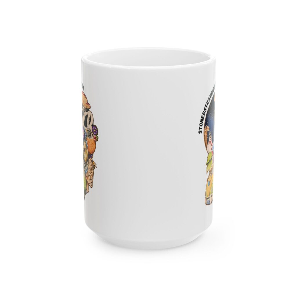 the stoner's travel guide to wisconsin ceramic mug, (11oz, 15oz)