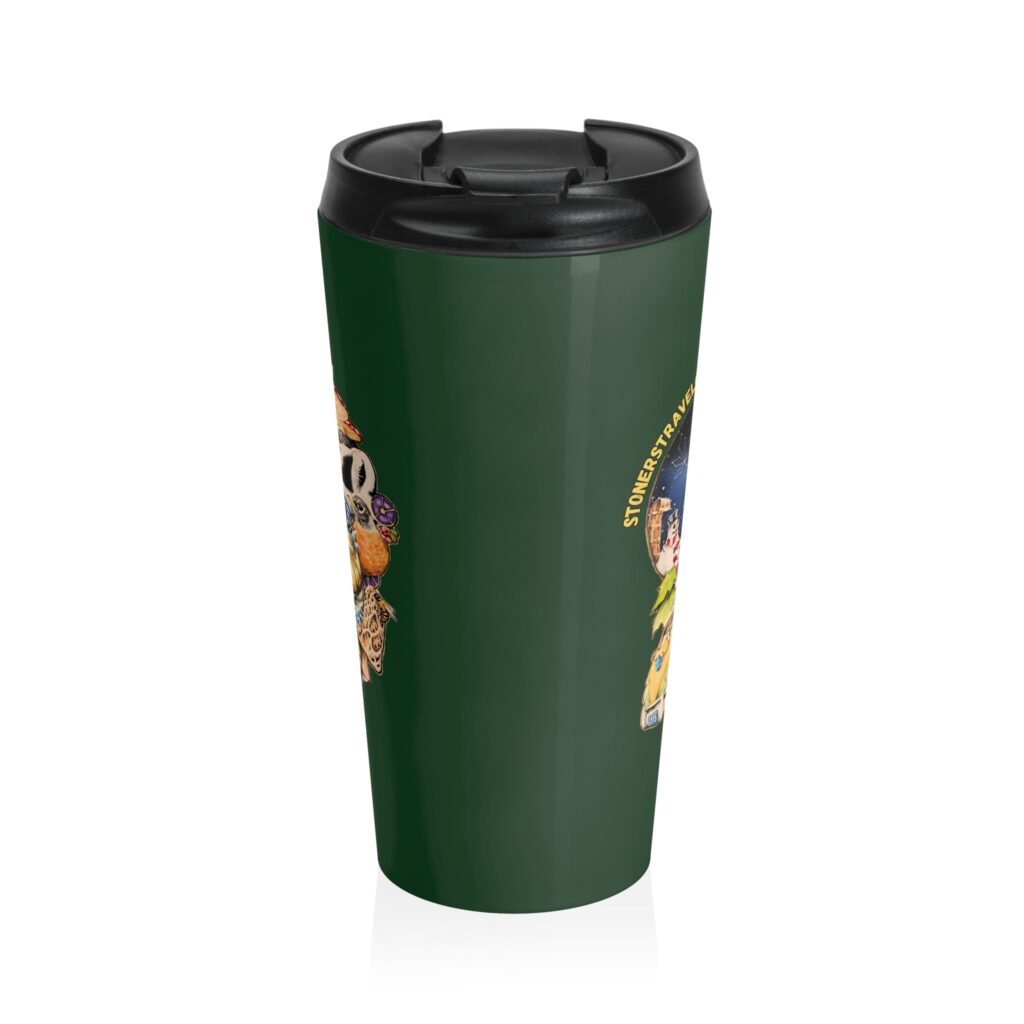 the stoner's travel guide to wisconsin stainless steel travel mug