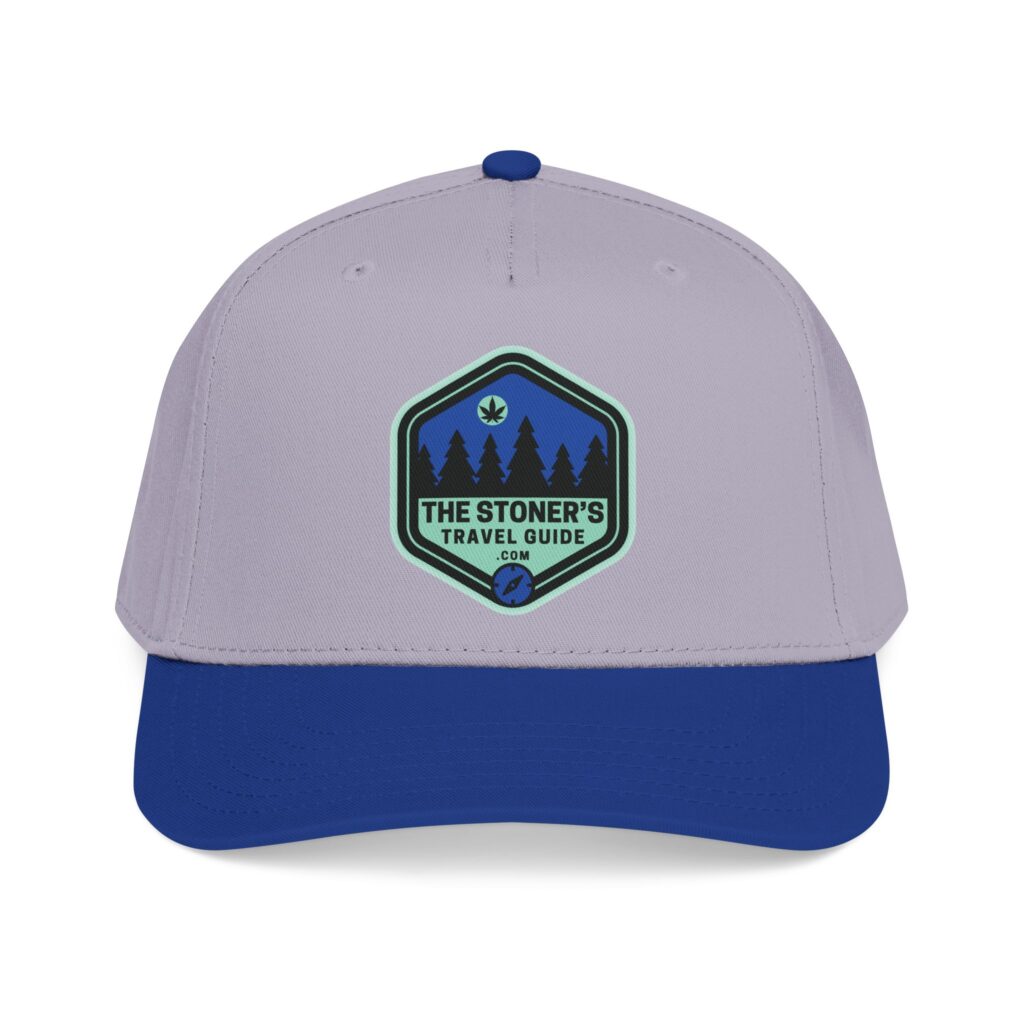 the stoner's travel guide logo baseball cap embroidered hat