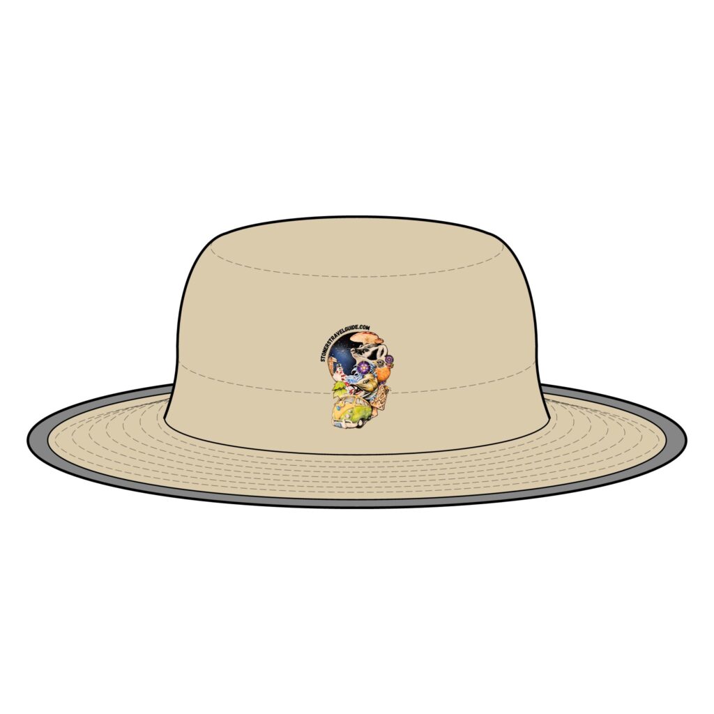 the stoner's travel guide to wisconsin lite wide brim hat
