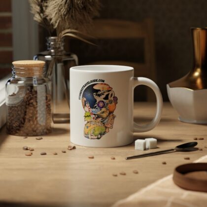 the stoner's travel guide to wisconsin jumbo mug, 20oz