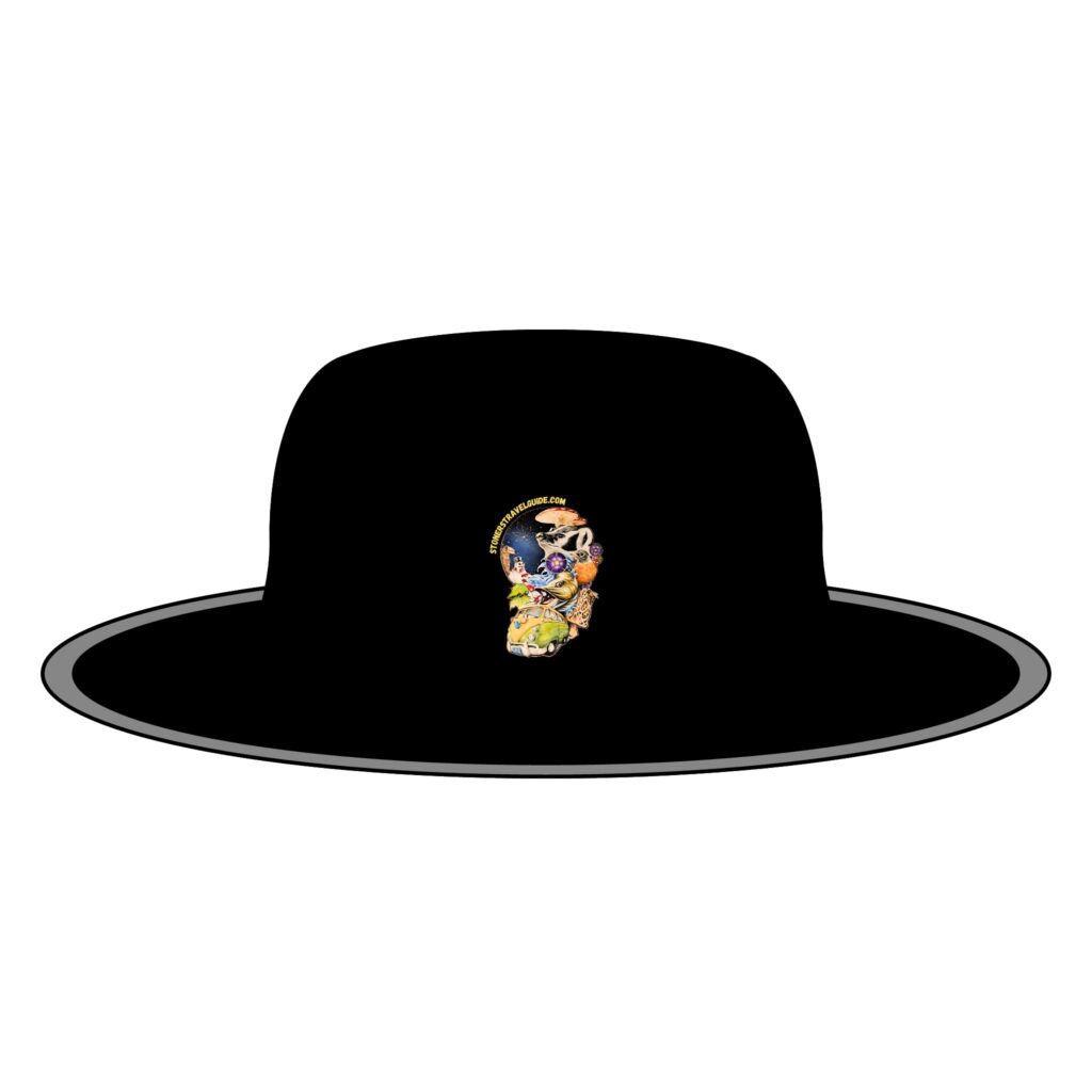 the stoner's travel guide to wisconsin lite wide brim hat
