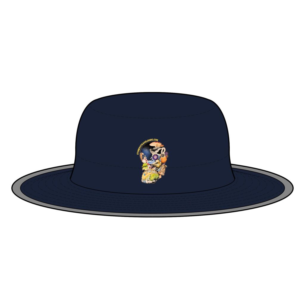 the stoner's travel guide to wisconsin lite wide brim hat