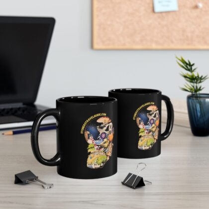the stoner's travel guide to wisconsin black mug (11oz, 15oz)