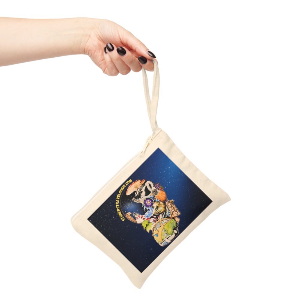 the stoner's travel guide to wisconsin stash bag with carry strap