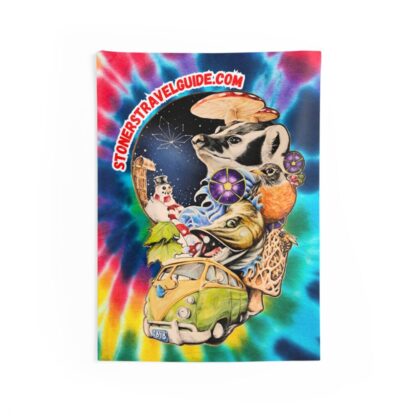 the stoner's travel guide to wisconsin tie dye wall tapestry design 2